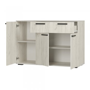 Комод Стандарт 4 NEW крафт белый (БТС) в Новоуральске - novouralsk.mebel-e96.ru