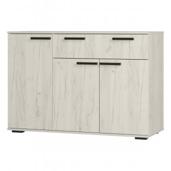 Комод Стандарт 4 NEW крафт белый (БТС) в Новоуральске - novouralsk.mebel-e96.ru