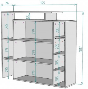 Стеллаж S36 (Белый) в Новоуральске - novouralsk.mebel-e96.ru