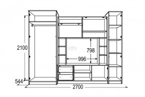 Стенка Александра 10 в Новоуральске - novouralsk.mebel-e96.ru