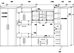 Стенка Вега 2 в Новоуральске - novouralsk.mebel-e96.ru