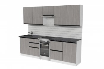 Кухонный гарнитур Сюита мега 2500 мм (Герда) в Новоуральске - novouralsk.mebel-e96.ru