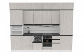 Кухонный гарнитур Сюита люкс 3000 мм (Герда) в Новоуральске - novouralsk.mebel-e96.ru