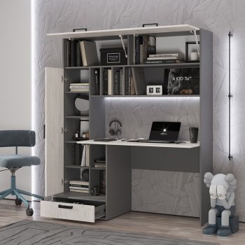 Стол компьютерный Техно графит/крафт  (БТС) в Новоуральске - novouralsk.mebel-e96.ru