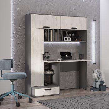 Стол компьютерный Техно графит/крафт  (БТС) в Новоуральске - novouralsk.mebel-e96.ru