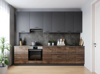 Кухонный гарнитур высокий Трансильвания 3000 мм (Санвут) в Новоуральске - novouralsk.mebel-e96.ru