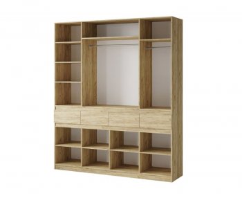 Шкаф 2000 мм Турин ЛДСП крафт серый/кашемир (ВВР) в Новоуральске - novouralsk.mebel-e96.ru