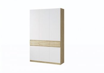 Шкаф 1500 мм Турин ЛДСП крафт/белый шагрень (ВВР) в Новоуральске - novouralsk.mebel-e96.ru