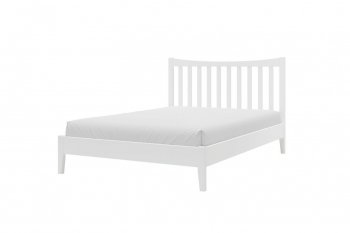 Кровать из массива Виола белый античный (БМ) в Новоуральске - novouralsk.mebel-e96.ru