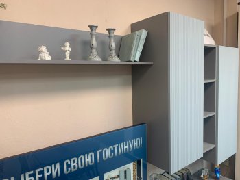 Стенка Сканди МДФ НМ-001 грин грей софт (Стиль) в Новоуральске - novouralsk.mebel-e96.ru