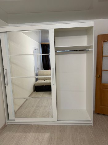 Шкаф-купе Крафт-6 белый ясень 2000 мм (БТС) в Новоуральске - novouralsk.mebel-e96.ru